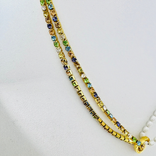 Bimba y Lola Collar Cristales y Perlas mini de colores - Imagen 5