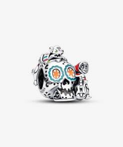 Charm Calavera de Miguel y Dante de Coco de Disney Pixar que Brilla en la Oscuridad