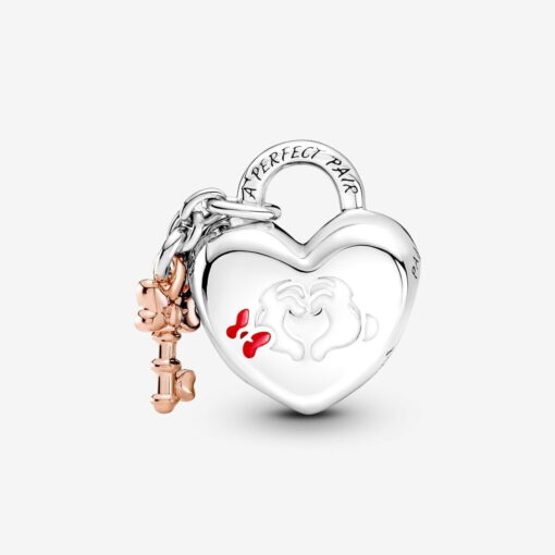 Charm Candado Mickey y Minnie Mouse de Disney - Imagen 5