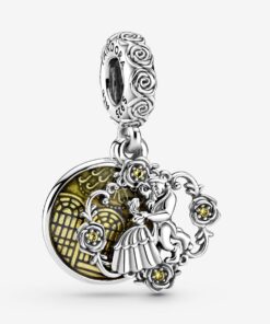 Charm Colgante La Bella y la Bestia Bailando de Disney