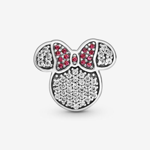 Charm de Clip Pavé de Orejas y Lazo de Minnie Mouse de Disney - Imagen 2