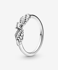 Anillo Alas de Ángel Brillantes