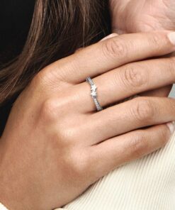 Anillo Brillante Estrella Fugaz