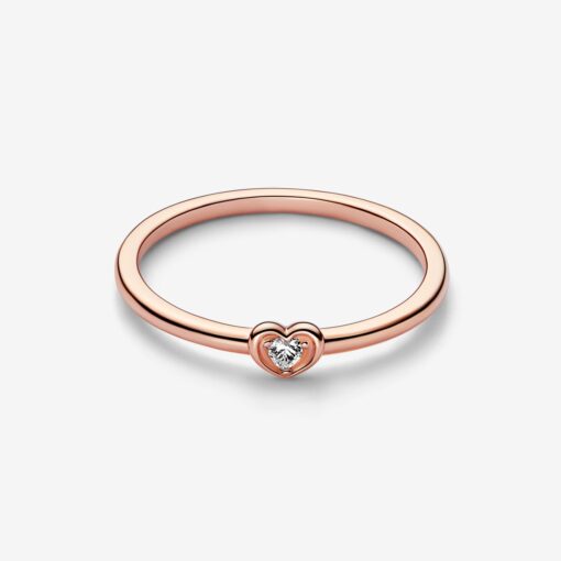 Anillo Corazón Radiante