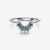 Anillo Luna Celestial Azul