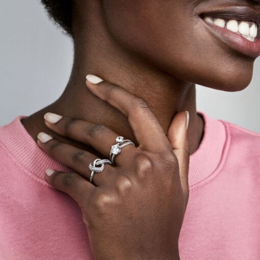 Anillo en plata de ley Corazón Anudado