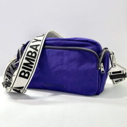 Bimba y Lola Bandolera Morada con Strap Webbing Letras Bimba