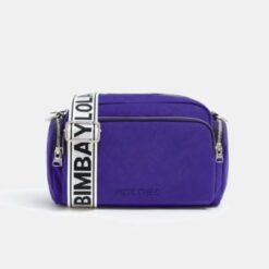 Bimba y Lola Bandolera Morada con Strap Webbing Letras Bimba