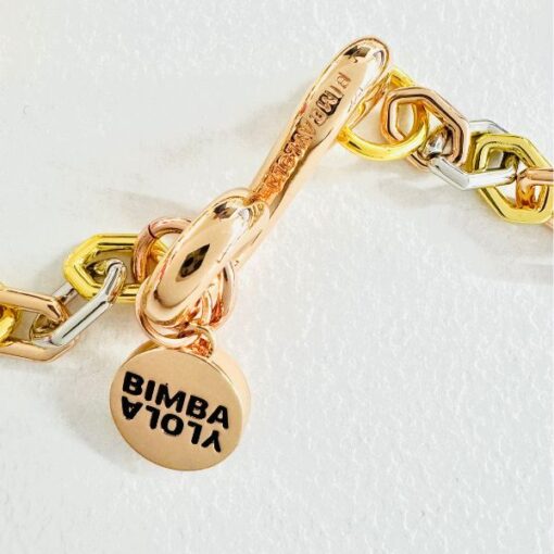 Bimba y Lola Collar Corto con Cadena Hexagonal
