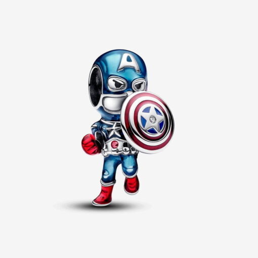 Charm Capitán América de Los Vengadores de Marvel