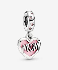 Charm Colgante Corazón Mom