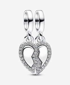 Charm Colgante Divisible Corazón Amistad