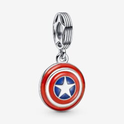 Charm Colgante Escudo Capitán América los Vengadores de Marvel