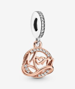 Charm Colgante Mamá en Dos Tonos