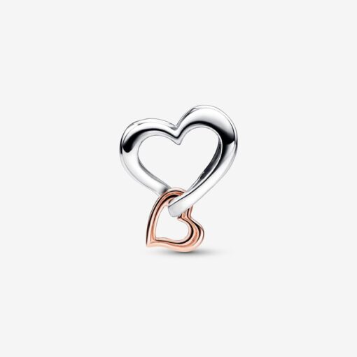 Charm Corazón Infinito en Filigrana en Dos Tonos - Imagen 5