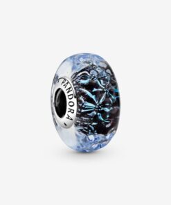 Charm Cristal de Murano Azul Oscuro