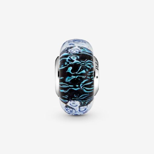 Charm Cristal de Murano Azul Oscuro - Image 4