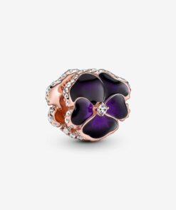 Charm Flor Pensamiento Morado