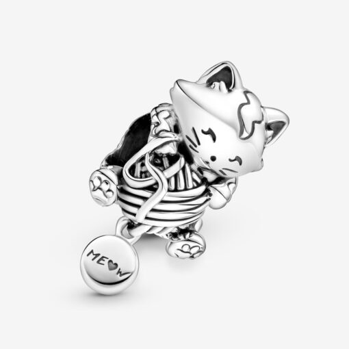 Charm Gatito y Ovillo de Lana - Imagen 3