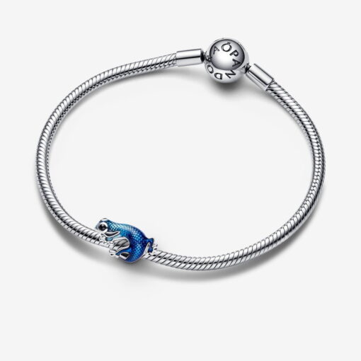 Charm Geco Azul Metálico - Imagen 5