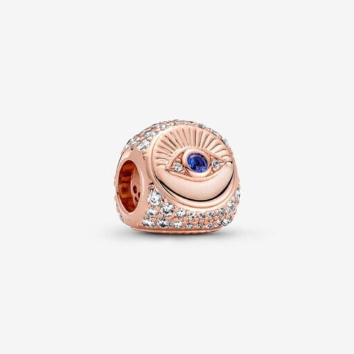 Charm Tres Caras Hamsa, Ojo que Todo lo Ve y Pluma