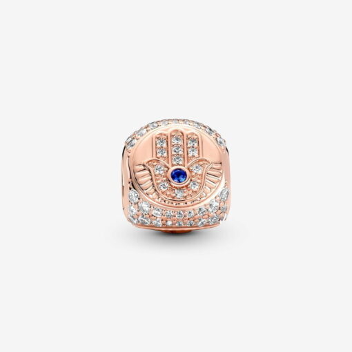 Charm Tres Caras Hamsa, Ojo que Todo lo Ve y Pluma - Imagen 5