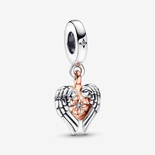 Charm colgante Brújula Celestial y Alas de Angel
