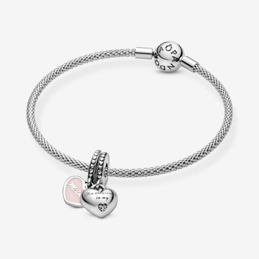 Charm colgante Corazones Madre e Hija