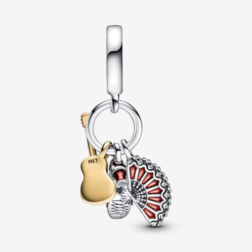 Charm colgante Guitarra Española Zapato Flamenco y Abanico