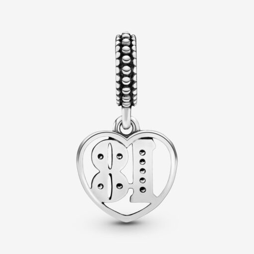 Charm colgante en plata de ley 18 Años de Amor - Imagen 5