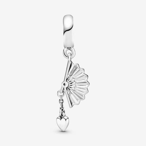 Charm Colgante en lata de ley Abanico Español