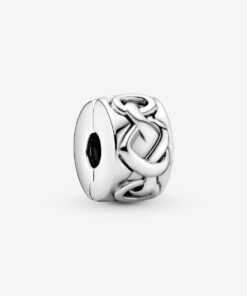 Charm de Clip Corazones Anudados