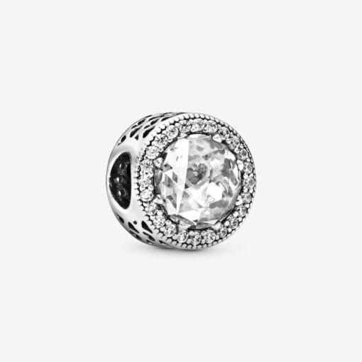 Charm en Plata de Ley Corazones Radiantes