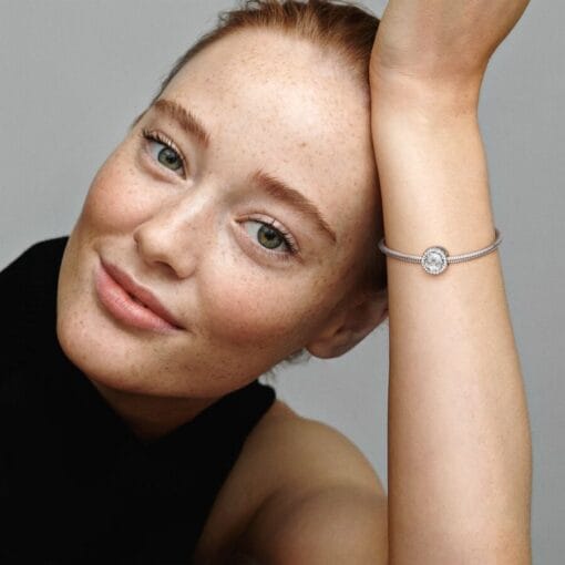 Charm en Plata de Ley Corazones Radiantes