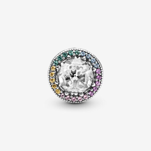 Charm en Plata de Ley Corazones Radiantes