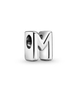 Charm en plata de ley Letra M