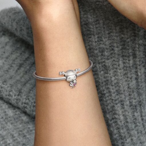 Charm en Plata de ley Niña