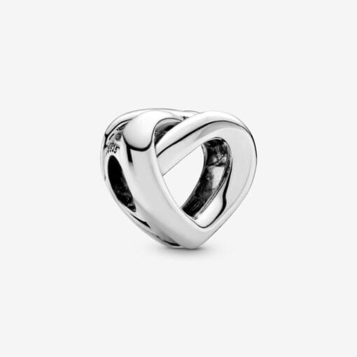 Charm en plata de ley Nudo de Corazón