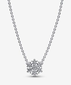 Collar Copo de Nieve Brillante