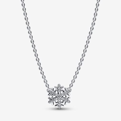 Collar Copo de Nieve Brillante