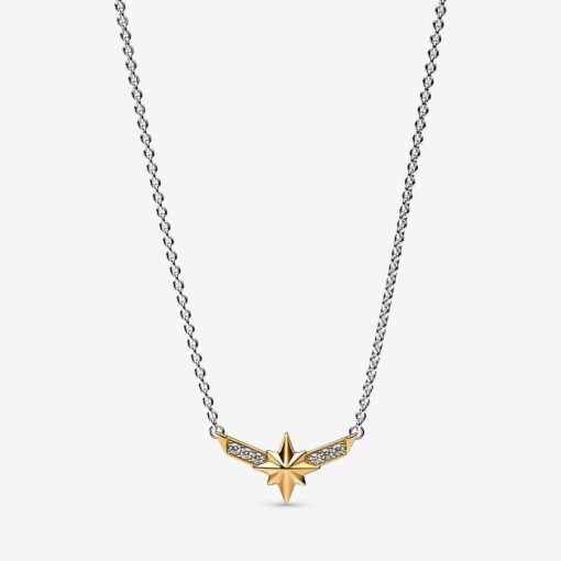 Collar Estrella Octogonal Capitana Marvel