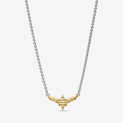 Collar Estrella Octogonal Capitana Marvel