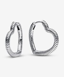 Aretes de Aro Pandora Moments Corazón para Charm