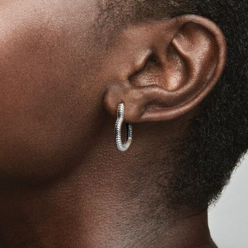 Aretes de Aro Pandora Moments Corazón para Charm - Imagen 2