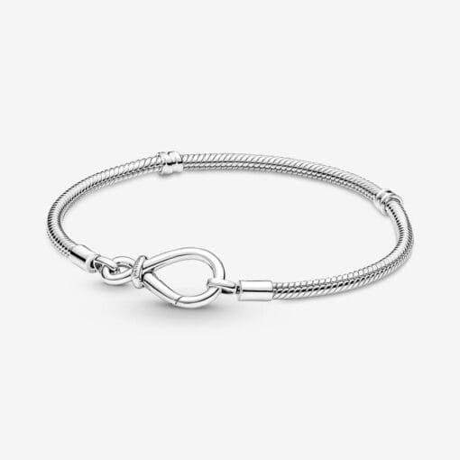 Pulsera Cadena de Serpiente Nudo Infinito