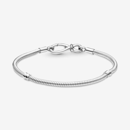 Pulsera Cadena de Serpiente Nudo Infinito
