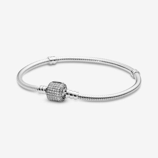Pulsera Moments Cadena de Serpiente con Cierre de Firma