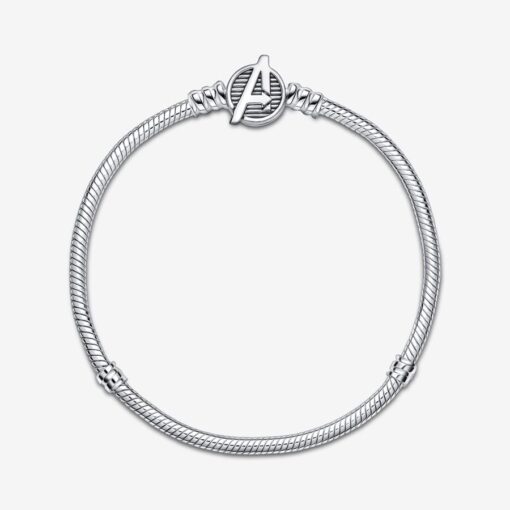 Pulsera Cadena de Serpiente Cierre Logo Los Vengadores de Marvel