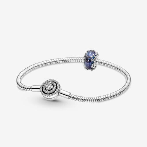 Pulsera Pandora Moments Cadena de Serpiente Halo - Imagen 2