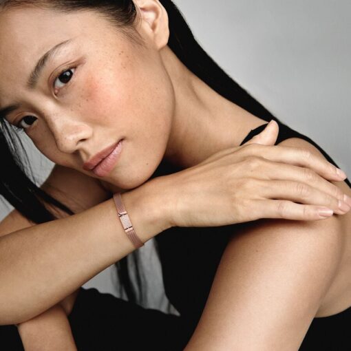 Pulsera de Pandora Reflexions en con Cierre Largo en Pavé
